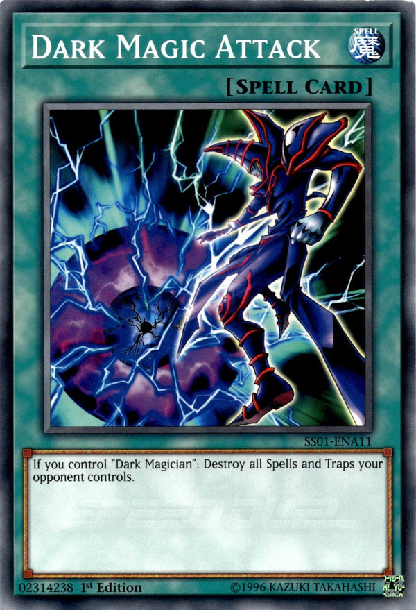 Yugioh Dark Magic Attack SS01-ENA11 Speed Duel Common 1st Edition VLP/NM