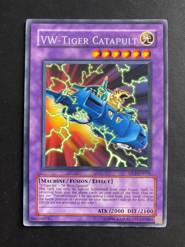 Yugioh VW-Tiger Catapult DP2-EN016 Common Unlimited Edition LP