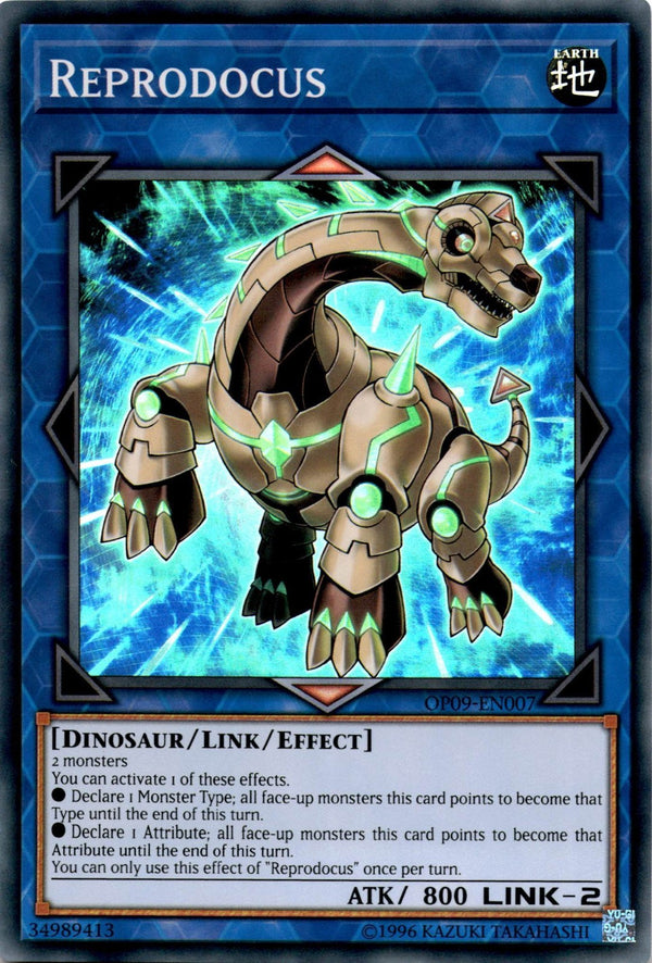 Yugioh Reprodocus OP09-EN007 Super Rare Unlimited Edition VLP/NM