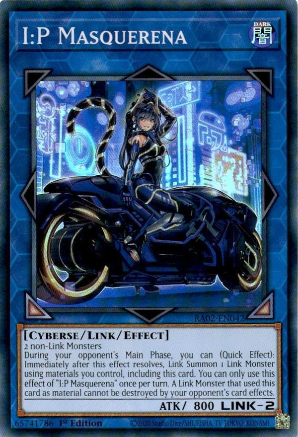 Yugioh I:P Masquerena RA02-EN042 Super Rare 1st Edition NM