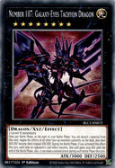 Yugioh Number 107: Galaxy-Eyes Tachyon Dragon BLC1-EN072 Common 1st Edition NM