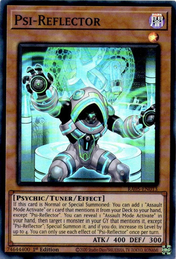 Yugioh Psi-Reflector RA05-EN013 NA Print Super Rare 1st Edition NM