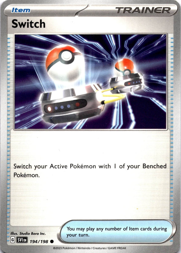 Pokemon Switch 194/198 Scarlet Violet Base Non Holo NM