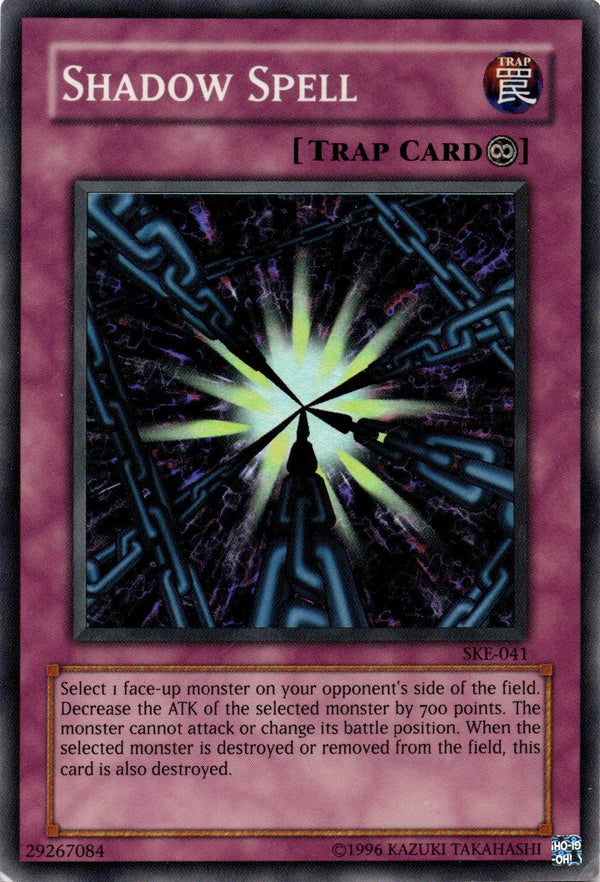 Yugioh Shadow Spell SKE-041 Super Rare Unlimited Edition HP