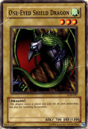 Yugioh One-Eyed Shield Dragon LOB-087 Common Unlimited Edition DAMAGED