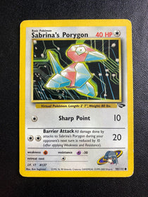 Pokemon Sabrina's Porygor 98/132 Gym Challenge MP