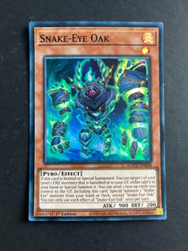 Yugioh Snake-Eye Oak AGOV-EN008 Super Rare 1st Edition LP