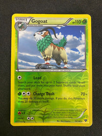 Pokemon Gogoat 19/146 XY Base Reverse Holo LP