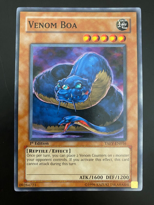 Yugioh Venom Boa TAEV-EN016 1st Edition Common NM/MINT