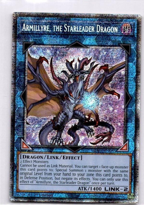 Yugioh Armillyre, the Starleader Dragon RA05-EN055 NA Print Starlight Rare NM