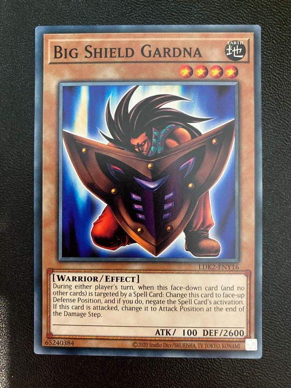 Yugioh Big Shield Gardna LDK2-ENY16 Common Unlimited Edition NM