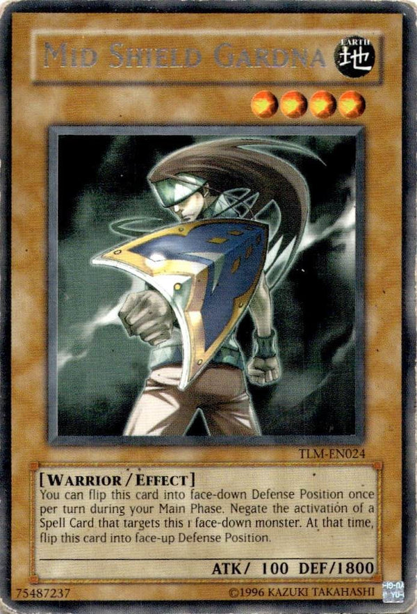 Yugioh Mid Shield Gardna TLM-EN024 Rare Unlimited Edition HP