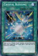 Yugioh Crystal Blessing RYMP-EN050 Secret Rare 1st Edition LP