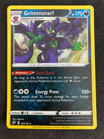 Pokemon Grimmsnarl 125/192 Rebel Clash Holo NM-MINT