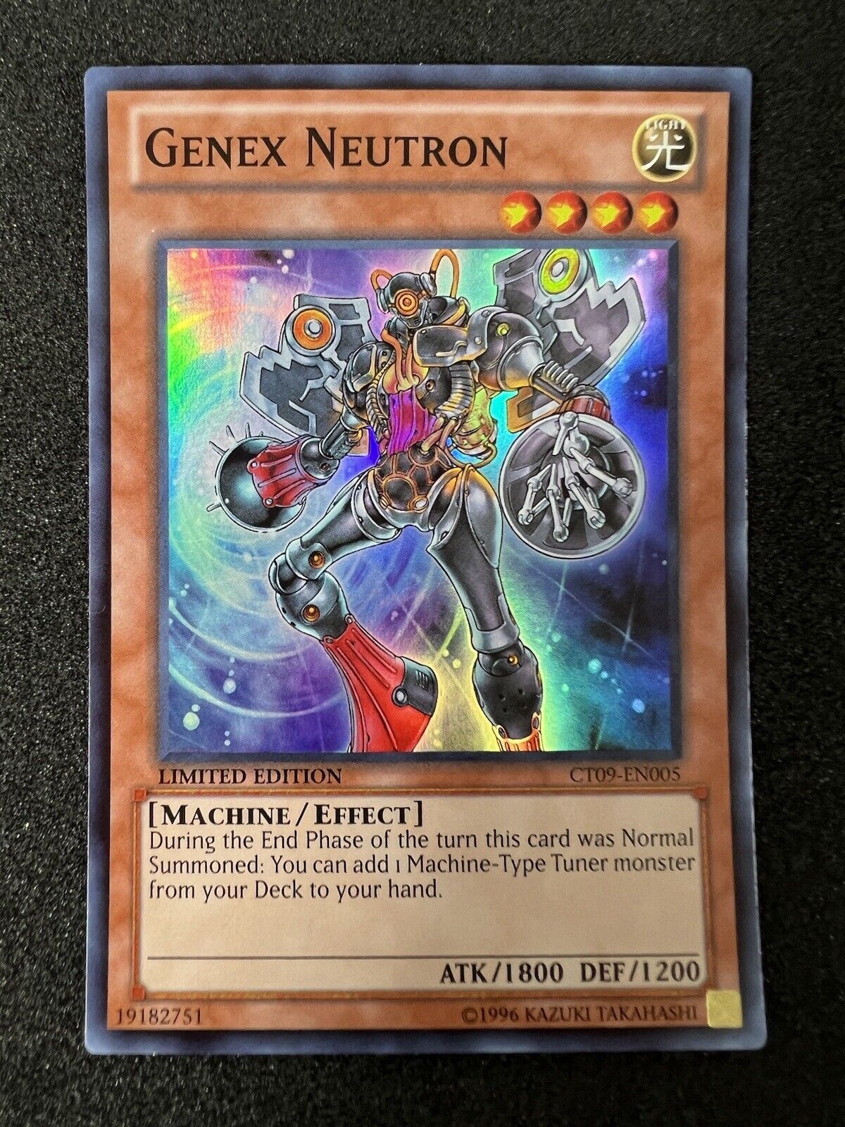 Yugioh Genex Neutron CT09-EN005 Super Rare Limited Edition Near Mint