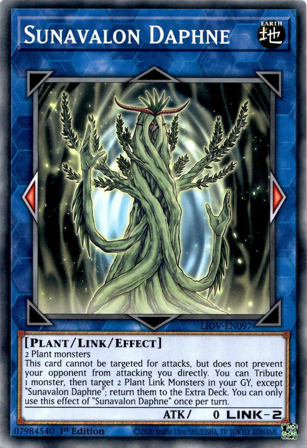 Yugioh Sunavalon Daphne LIOV-EN097 Common 1st Edition NM