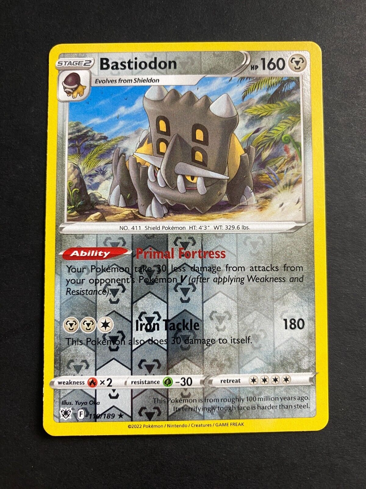 Pokemon Bastiodon 110/189 Astral Radiance Reverse Holo NM