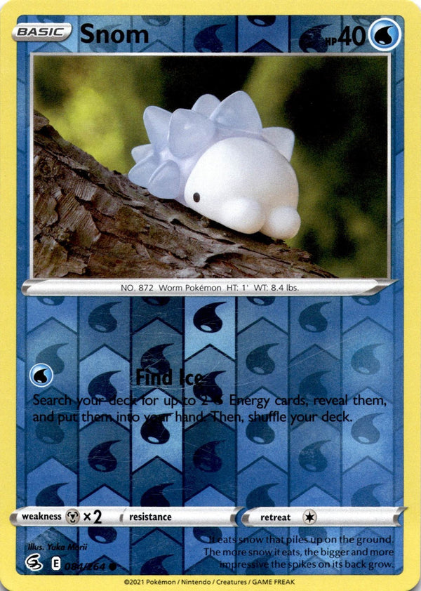 Pokemon Snom 084/264 Fusion Strike Reverse Holo MP/LP