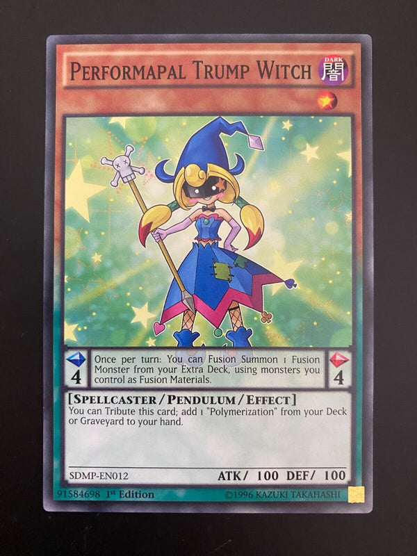 Yugioh Performapal Trump Witch SDMP-EN012 Common 1st Edition NM/MINT