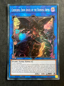 Yugioh Cherubini, Ebon Angel of the Burning Abyss RA01-EN042 Super Rare 1st NM