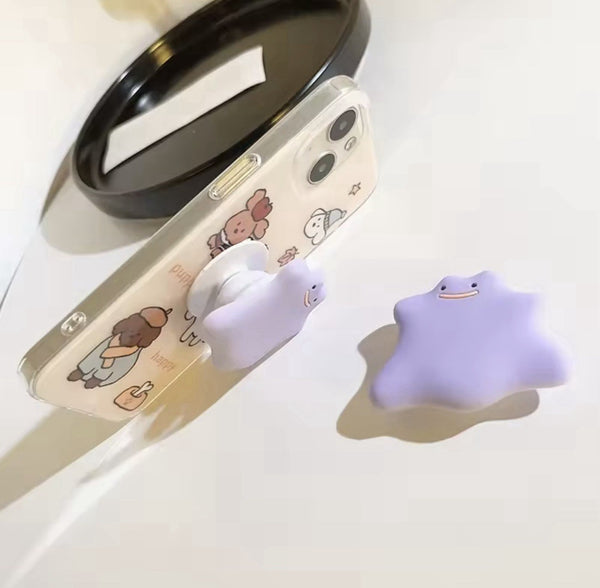Pokemon Ditto Silicone Foldable Phone Stand/Extendable NEW