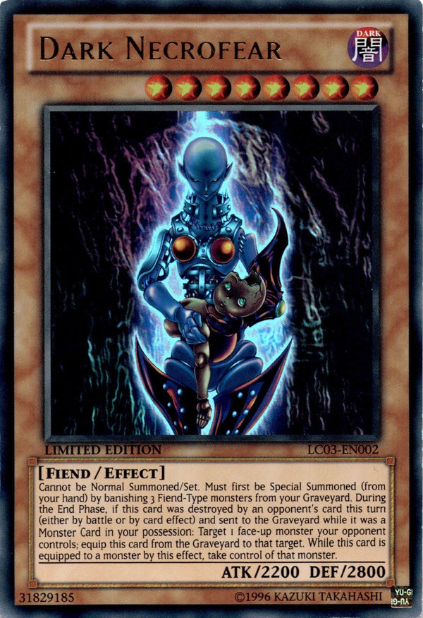 Yugioh Dark Necrofear LC03-EN002 Ultra Rare Limited Edition MP/LP