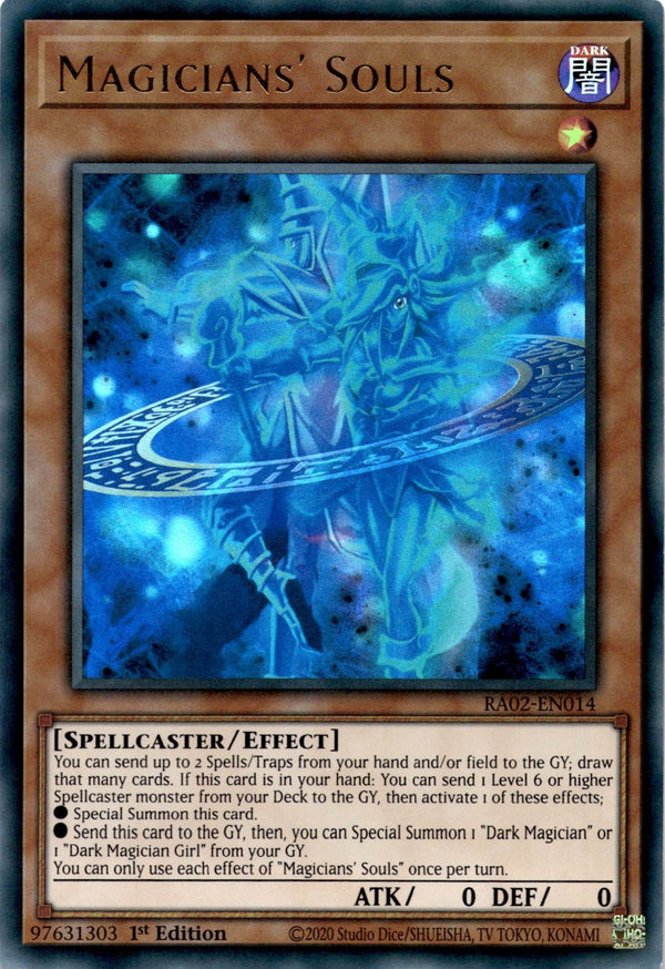Yugioh Magicians' Souls RA02-EN014 Ultra Rare 1st Edition NM