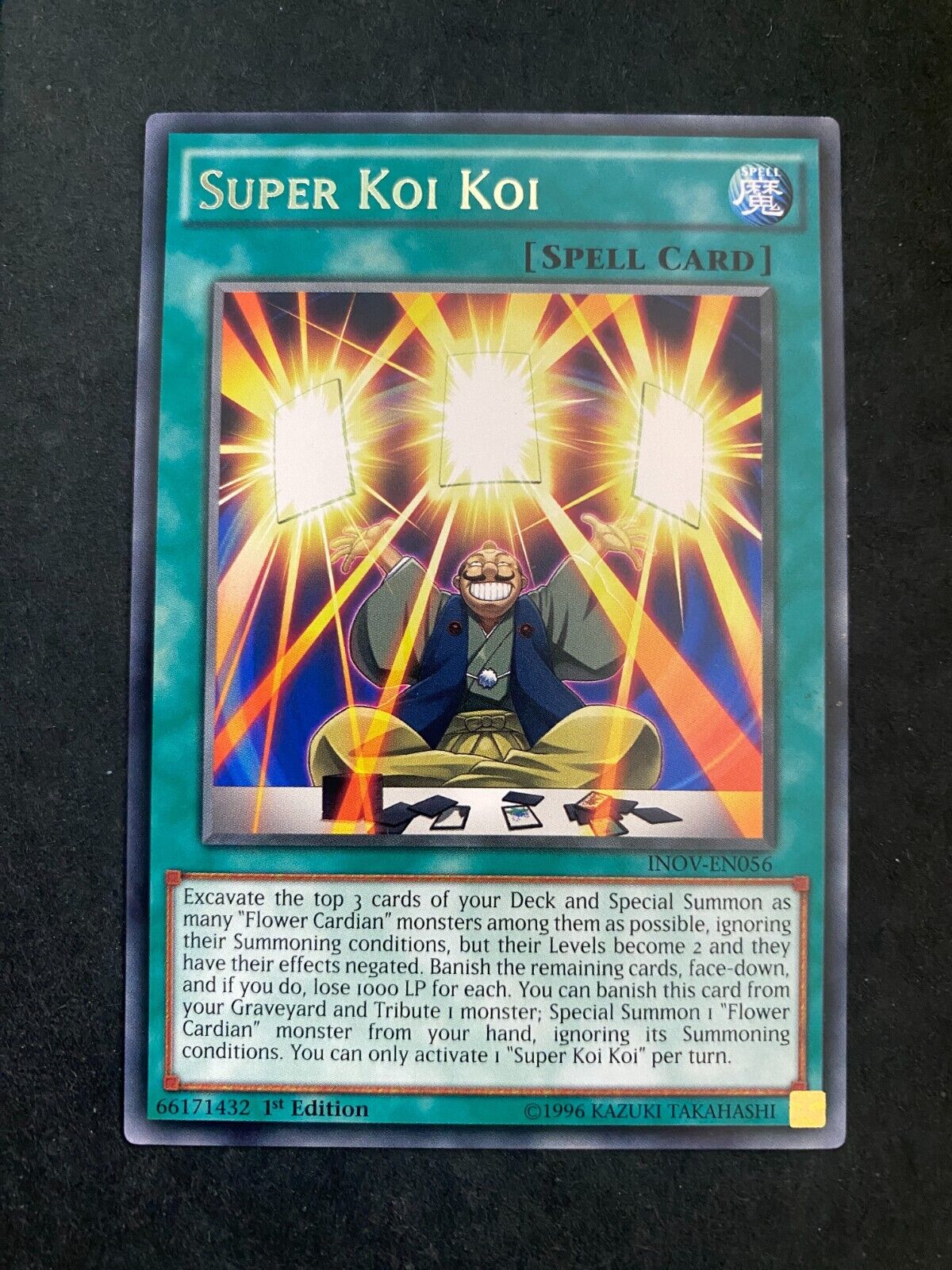 Yugioh Super Koi Koi INOV-EN056 Rare 1st Edition NM