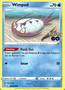 Pokemon Wimpod 025/078 Pokemon Go Non Holo NM