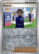 Pokemon Amarys 093/131 Prismatic Evolutions Reverse Holo NM