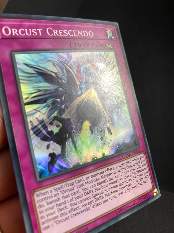 Yugioh Orcust Crescendo DANE-EN074 Super Rare 1st Edition VLP/NM