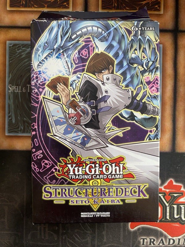 Yugioh Seto Kaiba Structure Deck Unlimited EdOpened (Cards NM/Slight Warping)