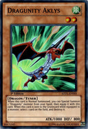 Yugioh Dragunity Aklys SDDL-EN003 Super Rare 1st Edition HP/MP