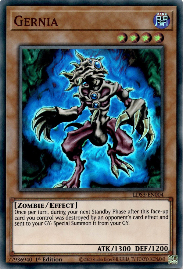Yugioh Gernia LDS3-EN004 Red Ultra Rare 1st Edition NM
