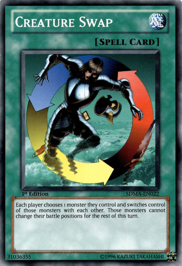 Yugioh Creature Swap SDMA-EN022 Common 1st Edition LP