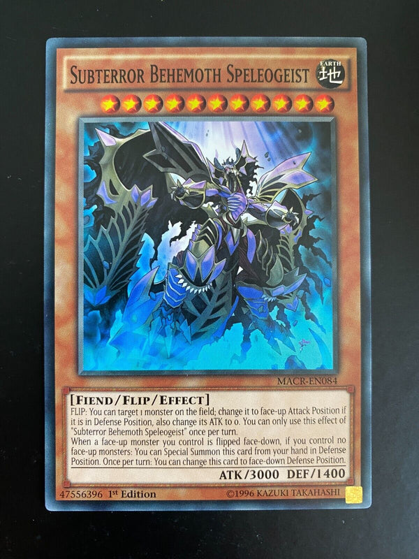 Yugioh Subterror Behemoth Speleogeist MACR-EN084 Common 1st Edition LP