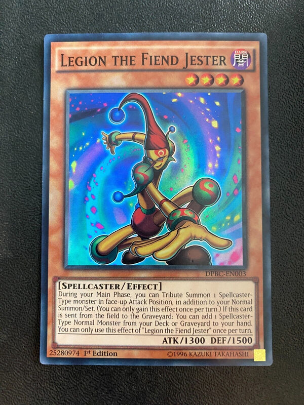 Yugioh Legion The Fiend Jester DPBC-EN003 Super Rare 1st Edition HP