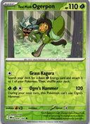 Pokemon Teal Mask Ogerpon 026/182 Destined Rivals Reverse Holo NM