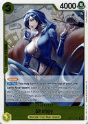 One Piece Shirley OP11-104 A Fist of Divine Speed R NM
