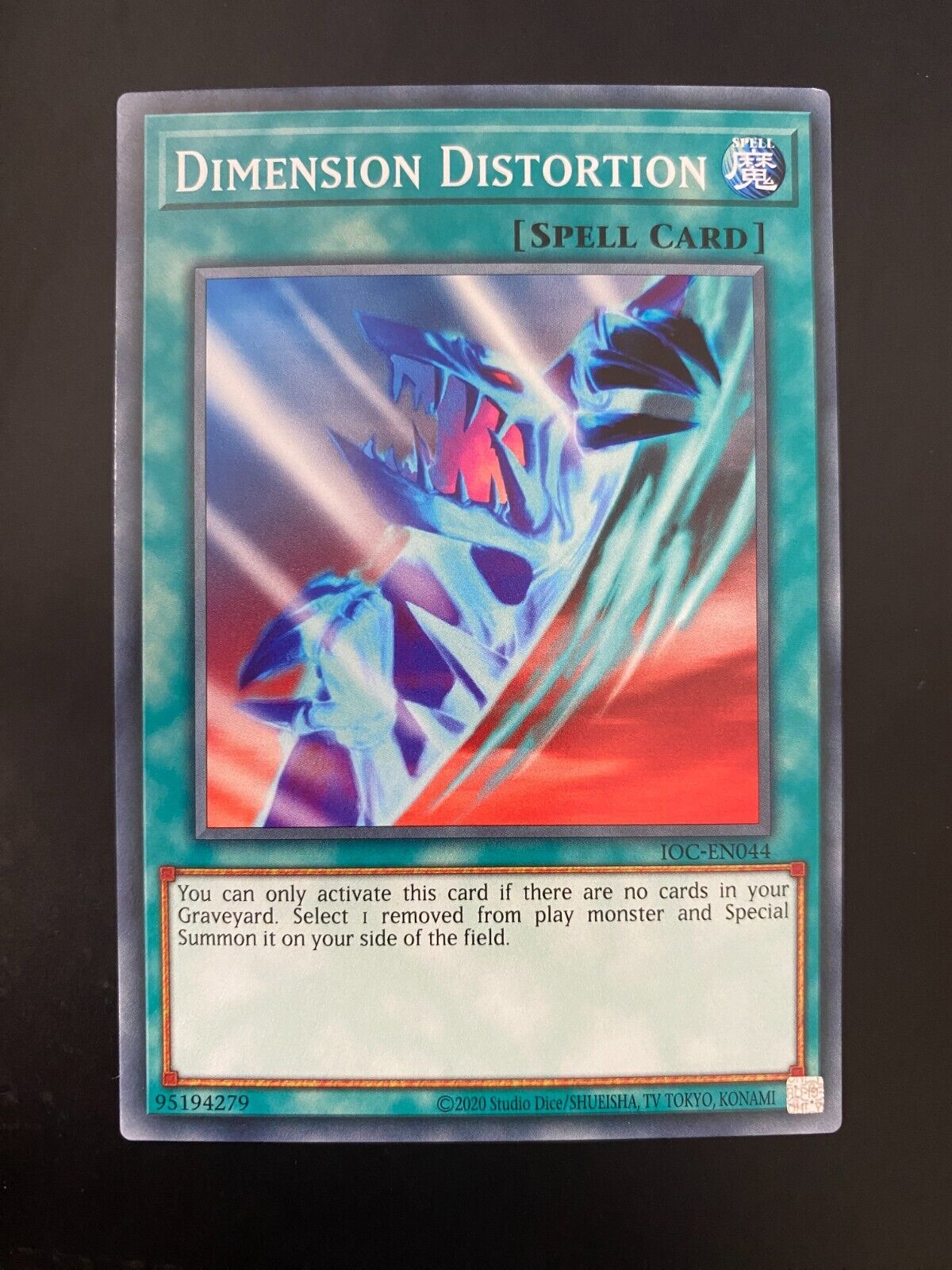 Yugioh Dimension Distortion IOC-EN044 Common Unlimited Edition NM/MINT