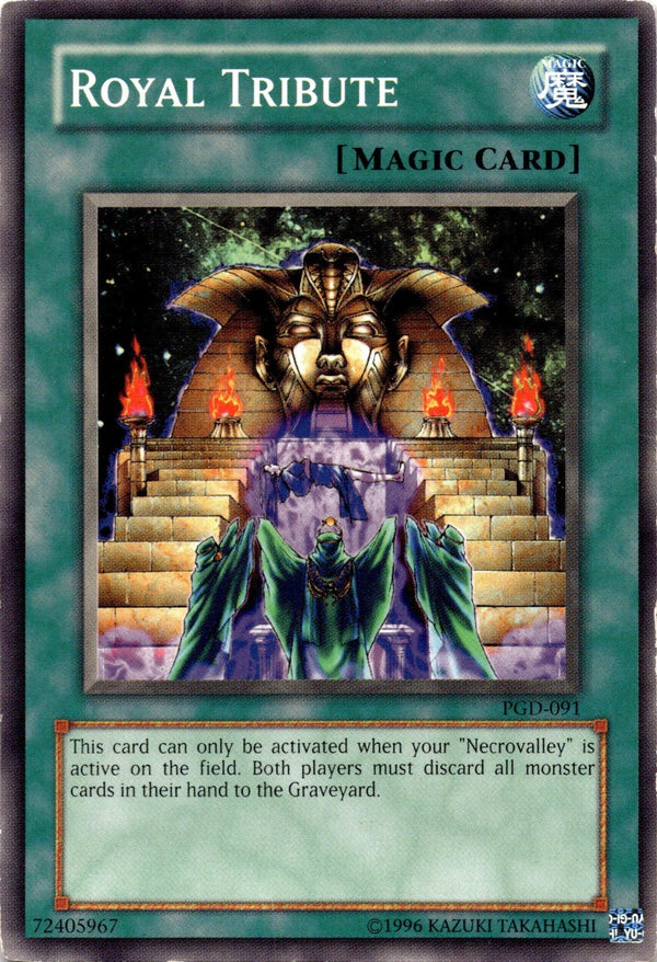 Yugioh Royal Tribute PGD-091 Common Unlimited Edition HP