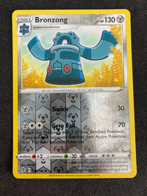 Pokemon Bronzong 130/192 Rebel Clash Reverse Holo NM-MINT