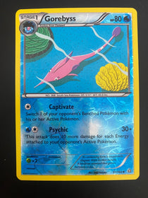 Pokemon Gorebyss 51/160 Primal Clash Reverse Holo LP/VLP