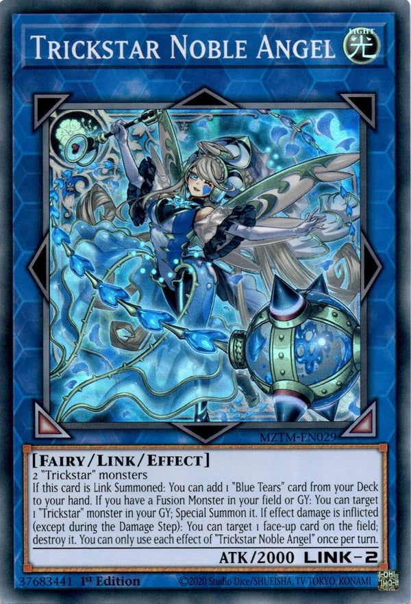 Yugioh Trickstar Noble Angel MZTM-EN029 Super Rare 1st Edition NM