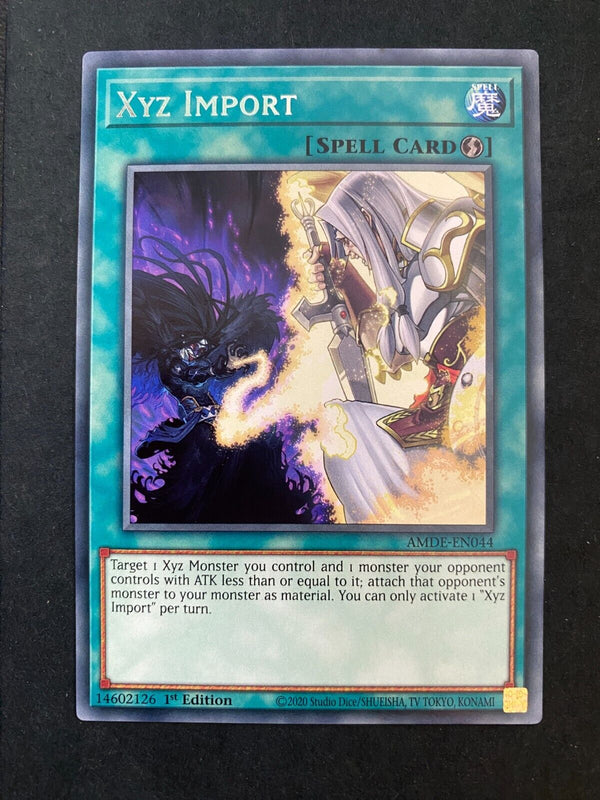 Yugioh Xyz Import AMDE-EN044 Rare 1st Edition NM