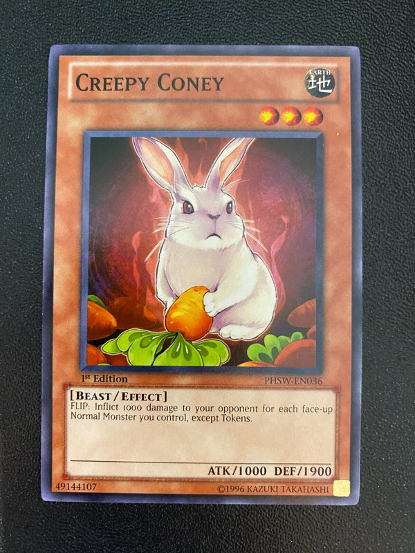 Yugioh Creepy Coney PHSW-EN036 Common 1st Edition NM