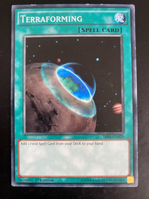 Yugioh Terraforming SR04-EN029 Common 1st Edition Heavily Played