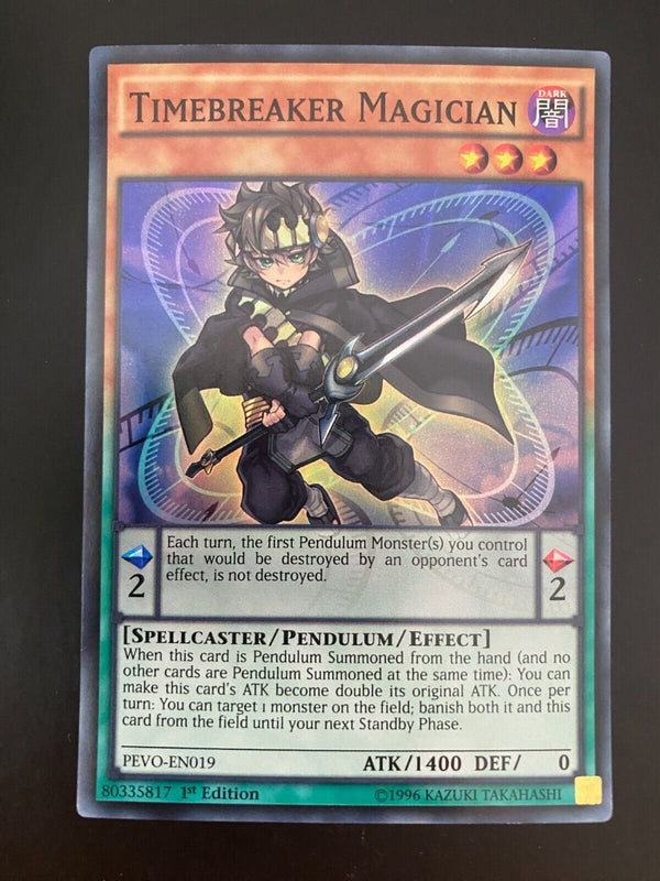 Yugioh Timebreaker Magician PEVO-EN019 1st Edition NM-MINT