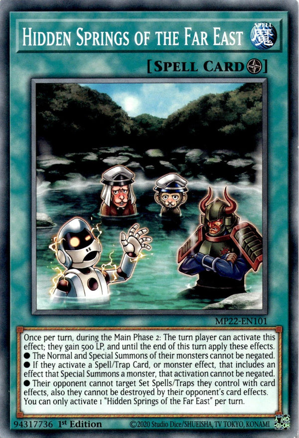 Yugioh Hidden Springs of the Far East MP22-EN101 Common 1st Edition NM