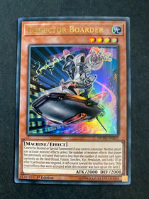 Yugioh Inspector Boarder DUDE-EN031 Ultra Rare 1st Edition NM